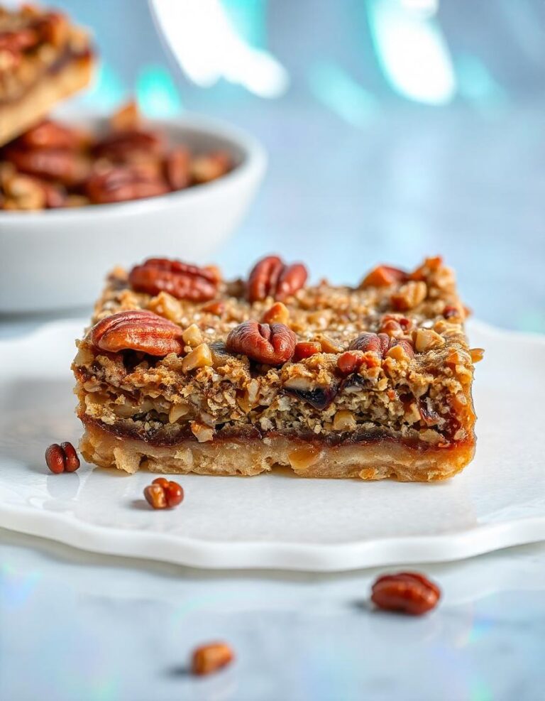  Lazy Girl Pecan Pie Bars 